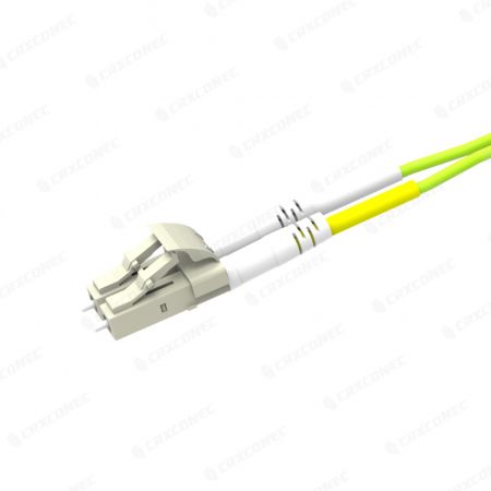 OM5 Duplex Zipcord LC to LC Multimode Fiber Patch Cord